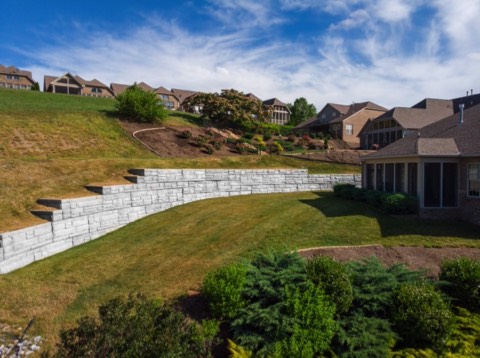 Tennessee Foothils Stone Strong Retaining Wall