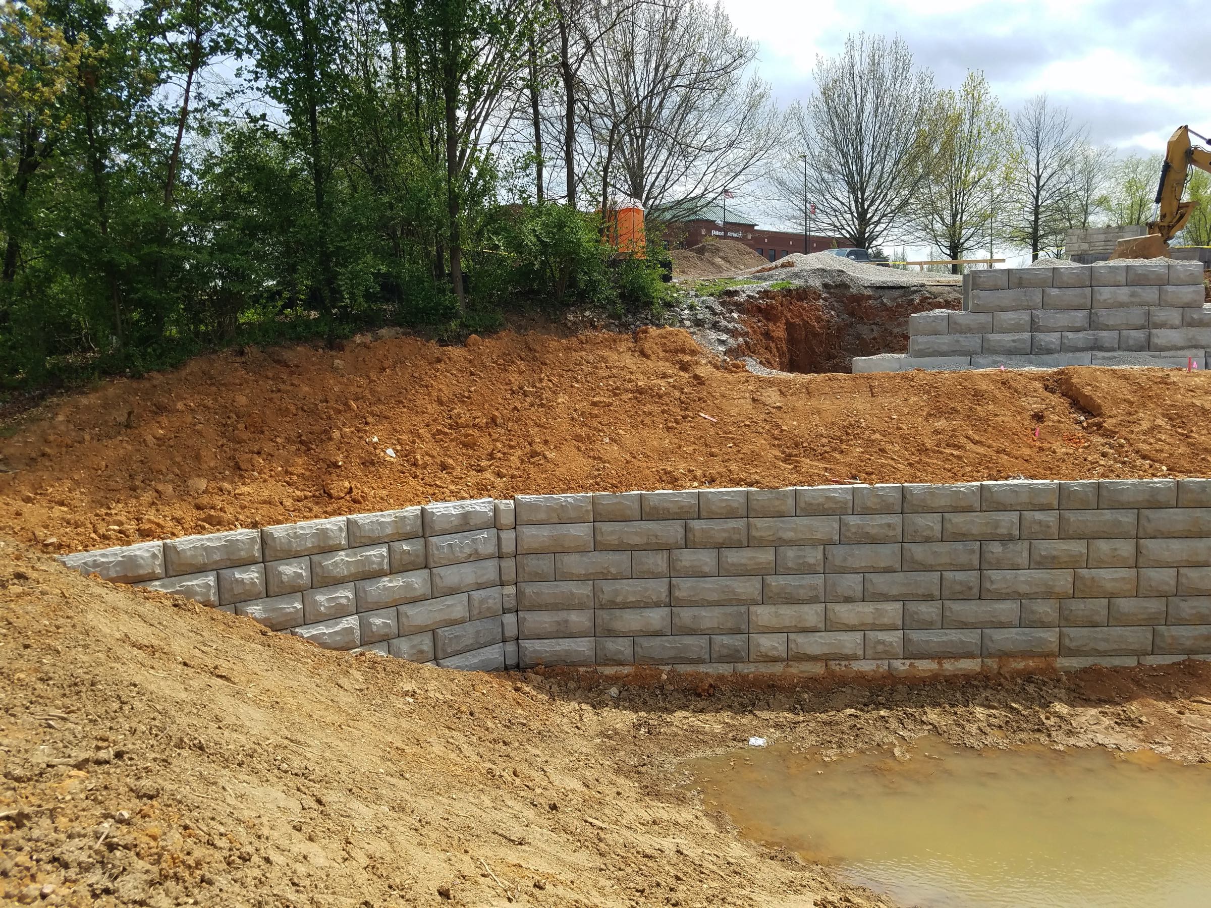 Commercial Photos Stone Strong Retaining Wall