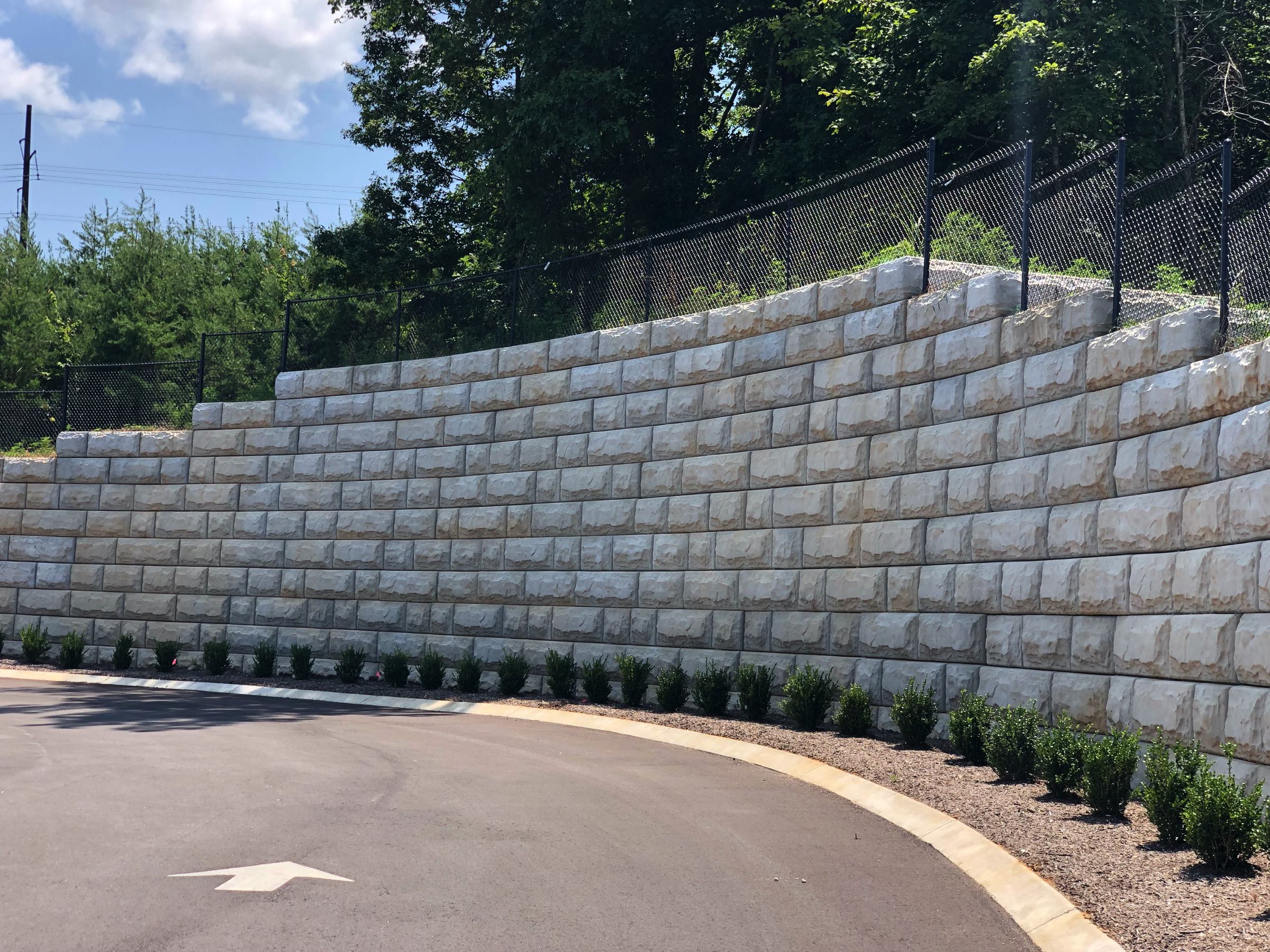 Commercial Photos Stone Strong Retaining Wall