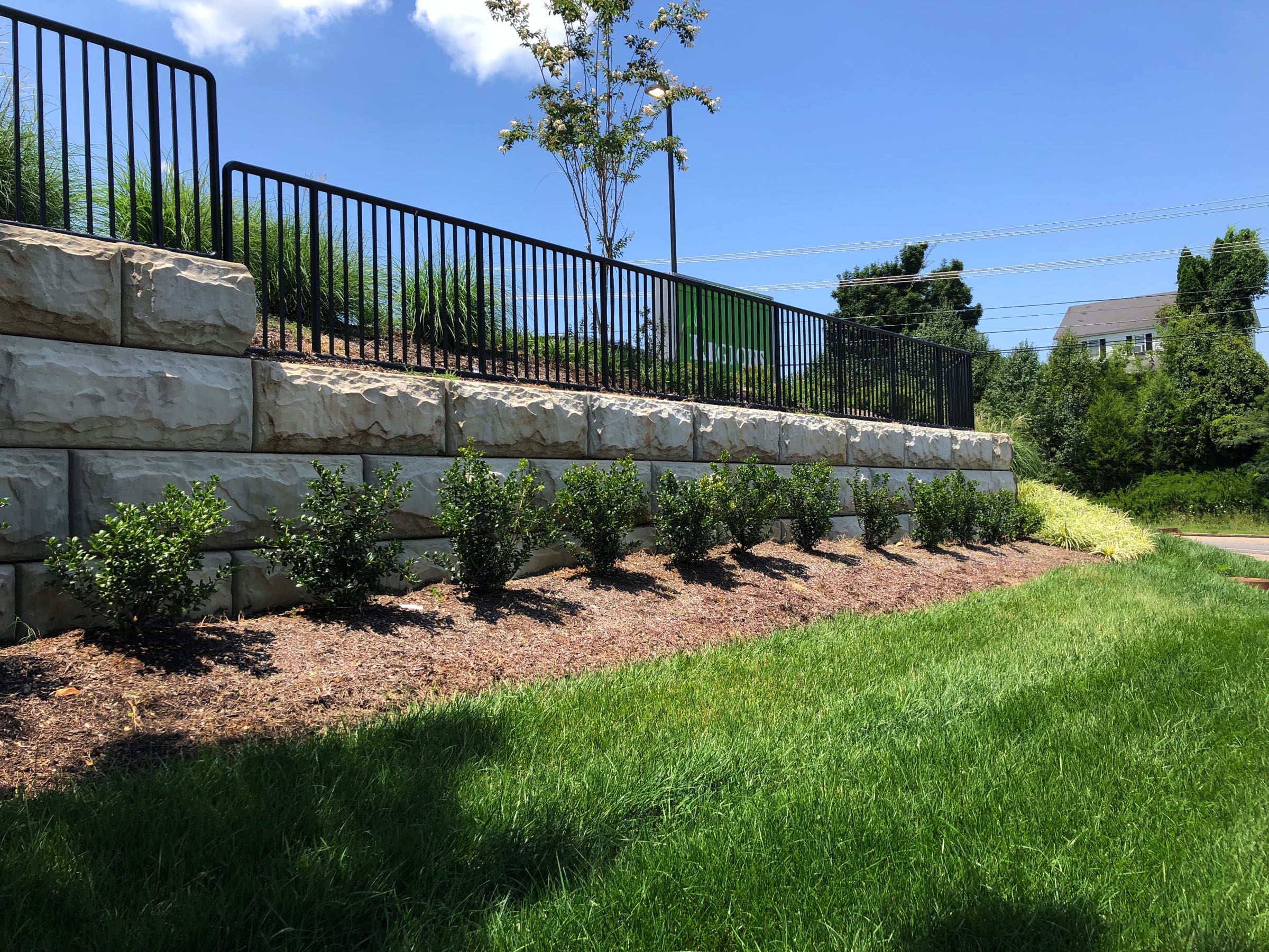 Commercial Photos Stone Strong Retaining Wall