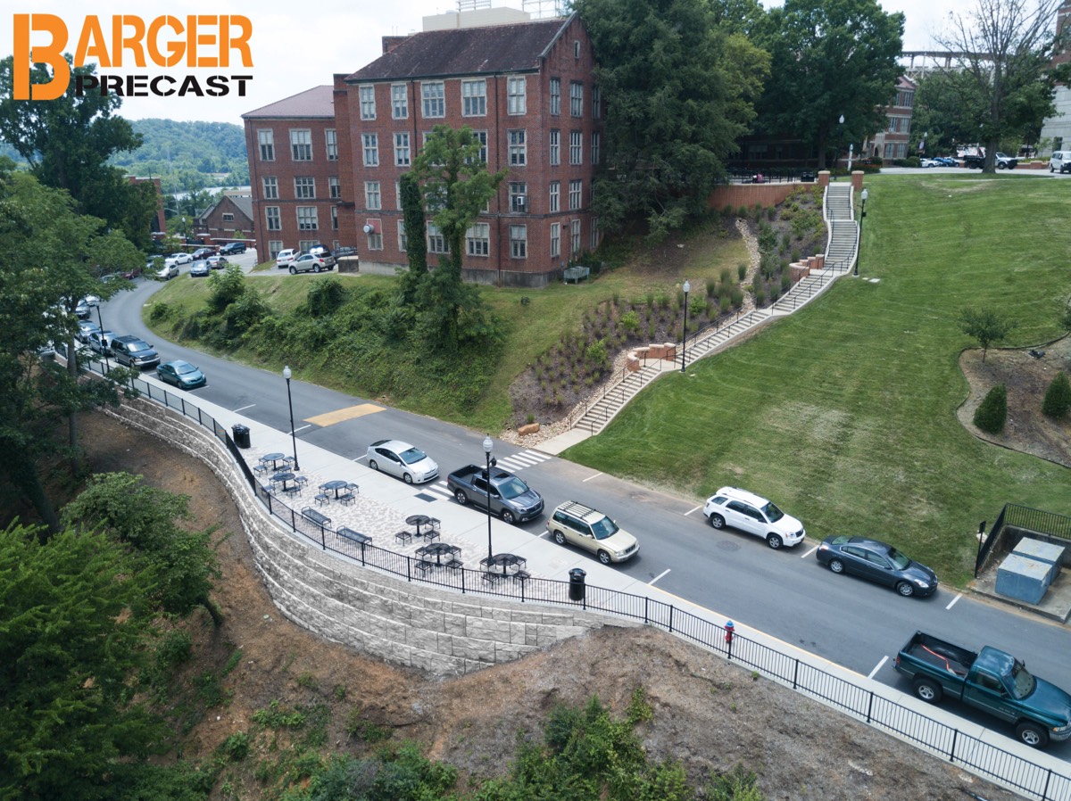 University of Tennessee Retaining Wall